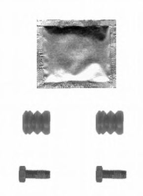 HELLA PAGID 8dz355204891 -  Комплектующие, колодки дискового тормоза